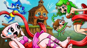 Девушки из Brainrot ходят в школу Esok Sekolah… Но сейчас есть секрет! Бреинрот и Спрунки