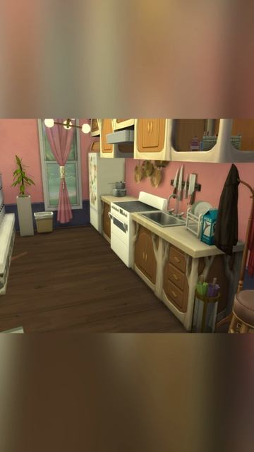 Уютная кухня в Sims 4 компактный дизайн! #sims4 #строительство #симс #снежок смотреть онлайн
