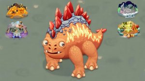 Стегобака - Все Песни и Анимации Монстра (My Singing Monsters, Мои Поющие Монстры, Msm, Мсм)