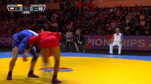 БАНИТАБА ХОРАМАНАДИ (IRI) и ДЕМИДОВ (FIAS 1). Чемпионат мира по самбо 2024 в Казахстане