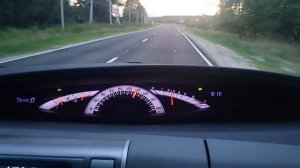 Тойота эстима 2.4 звук работы двигателя  при разгоне.