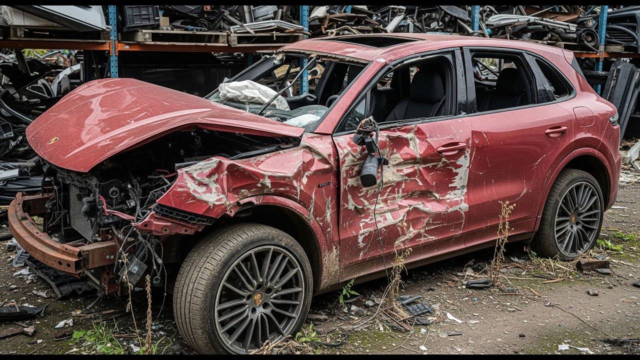 Реставрация и кастомная модификация Porsche Cayenne | Полный процесс ремонта и трансформации! смотреть онлайн