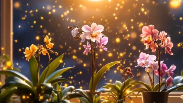 Рекламный нейро клип мультфильм для магазина домашних цветов и удобрений 