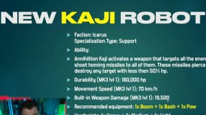 War Robots НОВЫЙ робот «Кеджи» уже здесь... Это не шутка — UE Lancelot и UE Drones