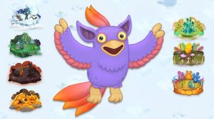 Легптица - Все Песни и Анимации Монстра (My Singing Monsters, Мои Поющие Монстры, Msm, Мсм)