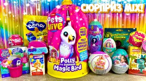 🎁 Сюрприз MIX! Pets Alive Polly Magic Bird, Hairdorables, Littlest Pet Shop, Peppa Pig, My Mini Bab