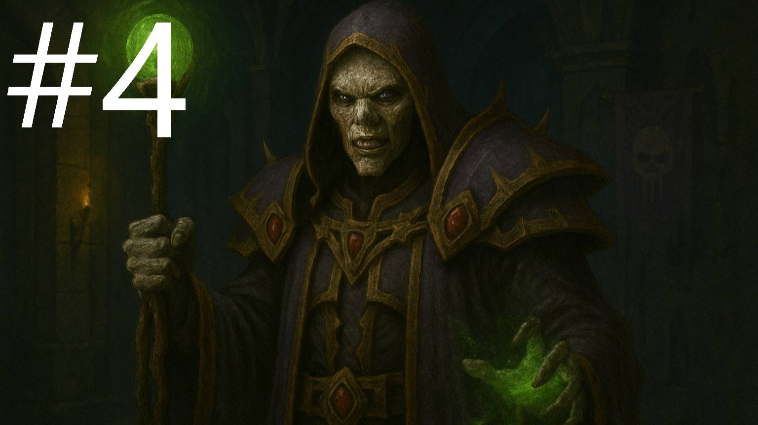 #4 Warcraft III Кампания нежити , повелитель тьмы,возвращение в нортренд смотреть онлайн