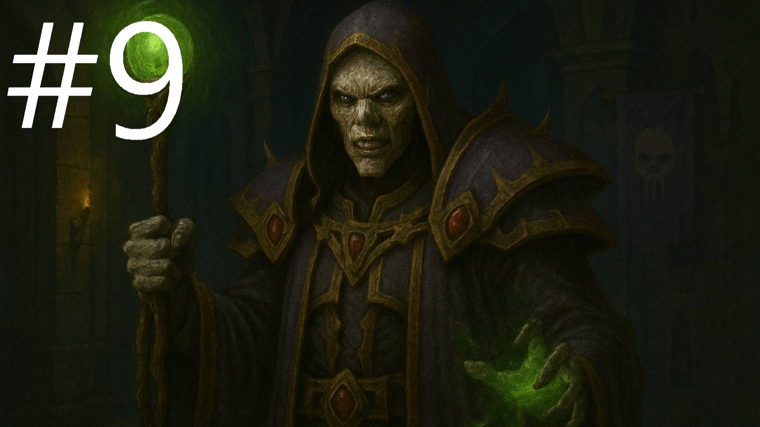 #9 Warcraft III Кампания нежити , повелитель тьмы, путь наверх смотреть онлайн