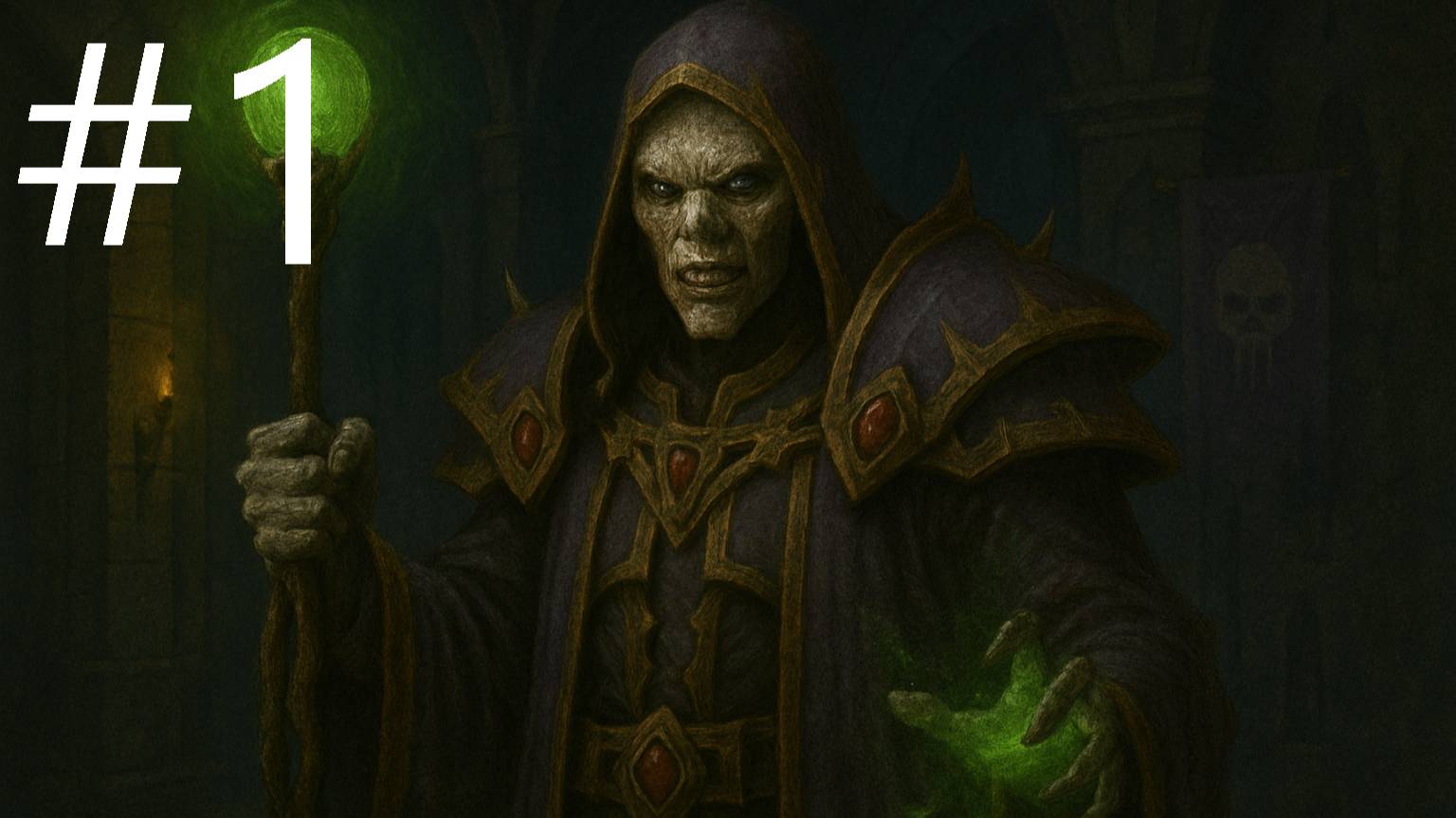 #1 Warcraft III Кампания нежити , повелитель тьмы,Артес смотреть онлайн