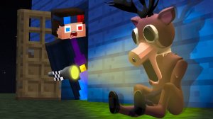 🔦КТО ОСТАВИЛ ОЛЕНЯ У МЕНЯ ПОД ДВЕРЬЮ В МАЙНКРАФТ? ШЕДИ 99 НОЧЕЙ В ЛЕСУ MINECRAFT