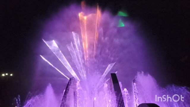Нижний Тагил ,световое шоу на фонтане ,день города 2025