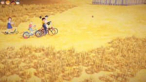 Гонка на великах в игре Sanya