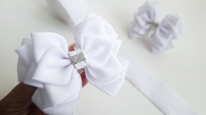 Белые банты на 1 сентября / Просто и красиво!