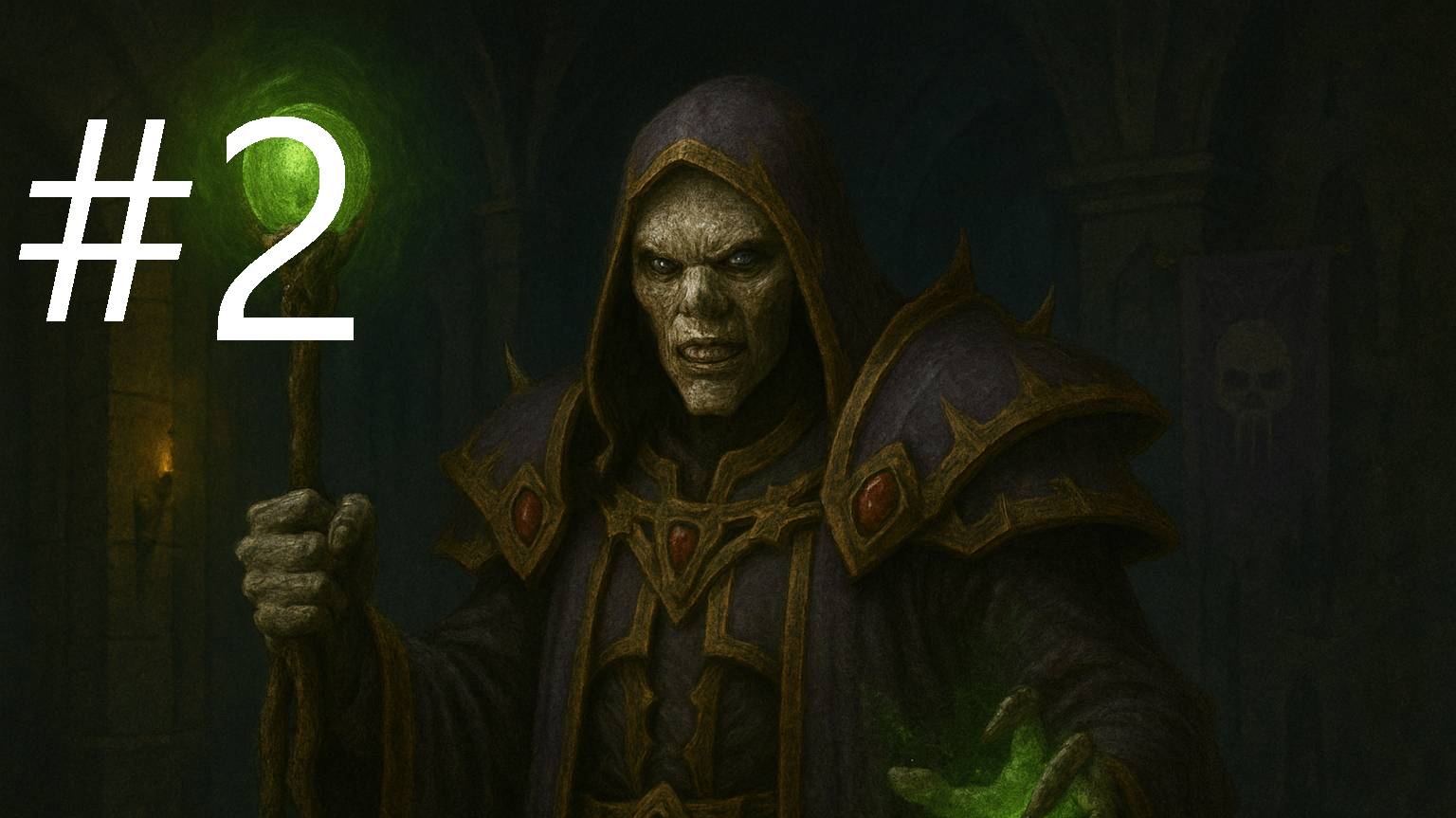 #2 Warcraft III Кампания нежити , повелитель тьмы,Бегство из лордерона смотреть онлайн