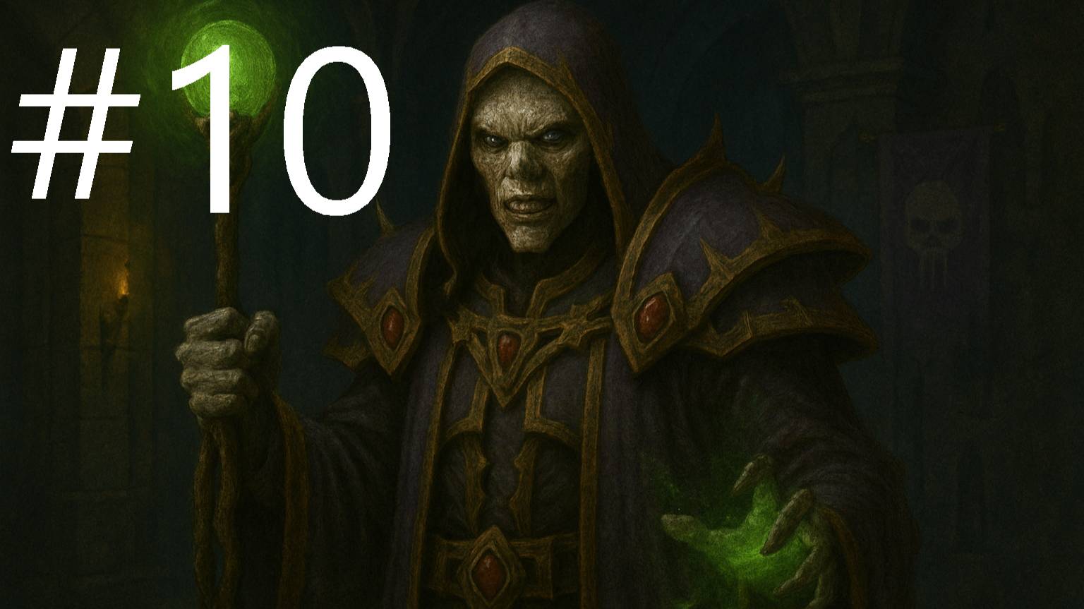 #10 Warcraft III Кампания нежити , повелитель тьмы,Пламя и лед смотреть онлайн