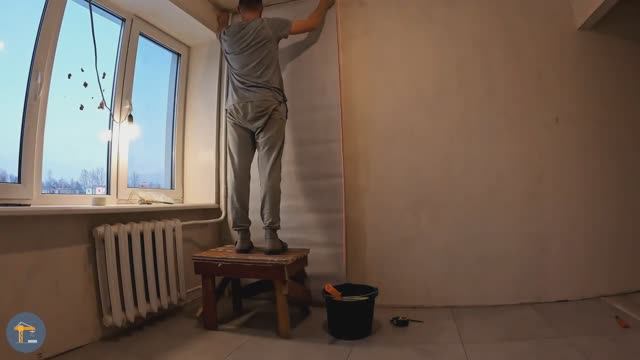 Как правильно поклеить обои, пошаговая инструкция своими руками смотреть онлайн