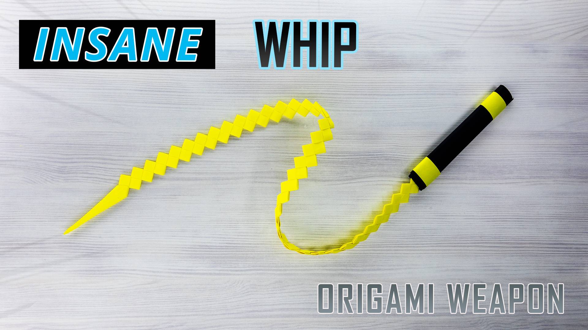 Вы не поверите, что этот Невероятный Хлыст сделан из бумаги! смотреть онлайн