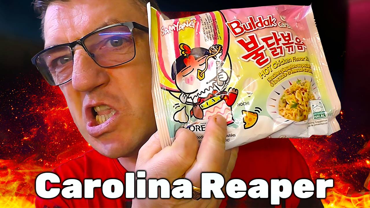 Корейская острая лапша Carbonara с Каролиной рипер смотреть онлайн