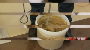 Замес раствора "Глино-шамотная смесь "ТЕРРАКОТ"