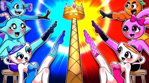 Битва разноцветных пазлов для мозгов!✨✨✨ Кто получит корону? | Спрунки и Брейнрот