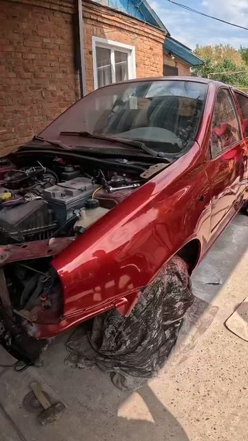 Продолжаю Покраску Калины #shorts #automobile #shortvideo #ремонт #многоработ #shortsvideo