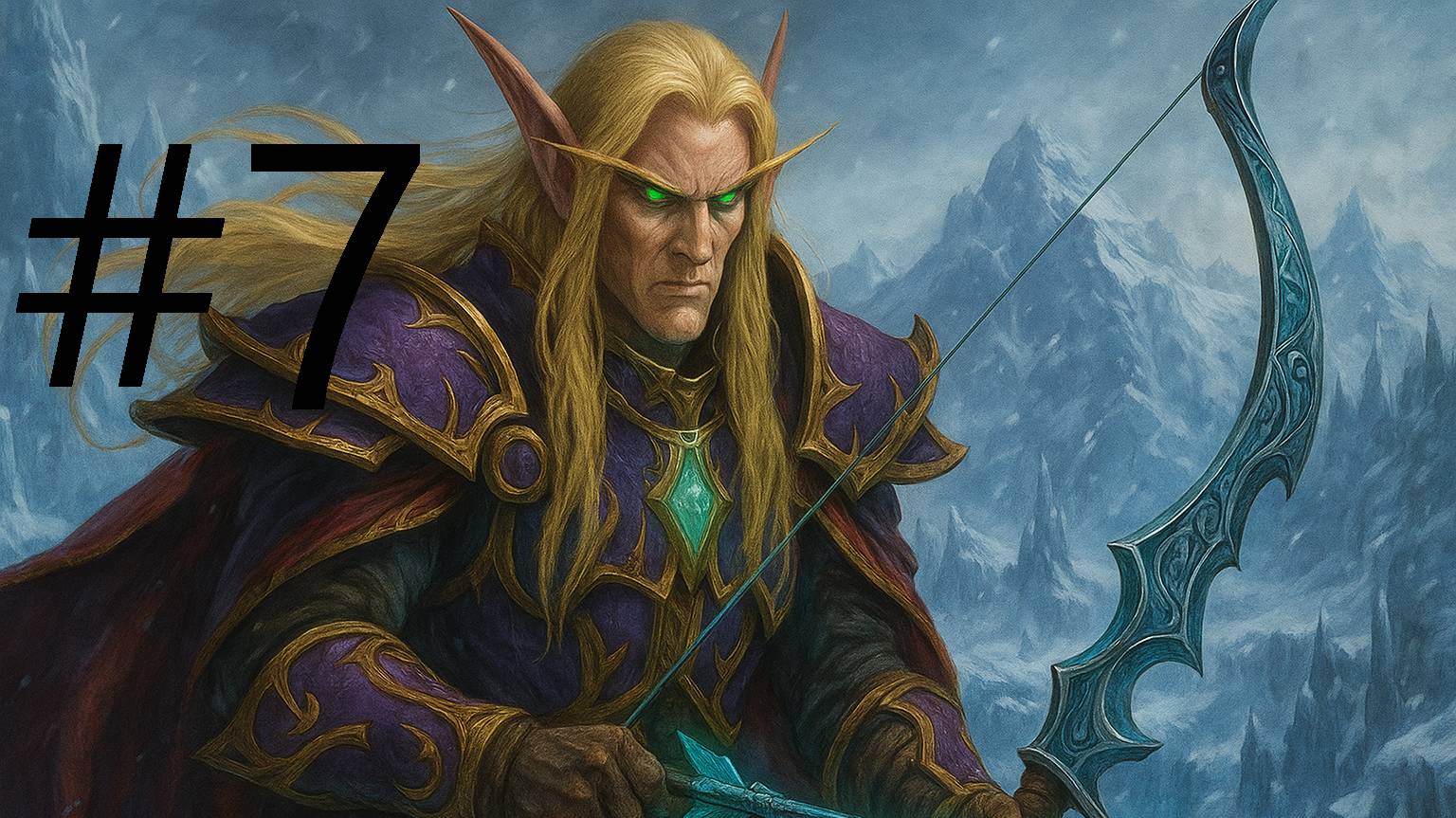 #7 Warcraft III Кампания ночных эльфов , Ужас из глубин. На руинах даларана смотреть онлайн