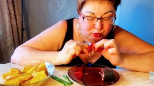 Хотела СОЖРАТЬ с кишками,но ПЕРЕДУМАЛА/Мукбанг