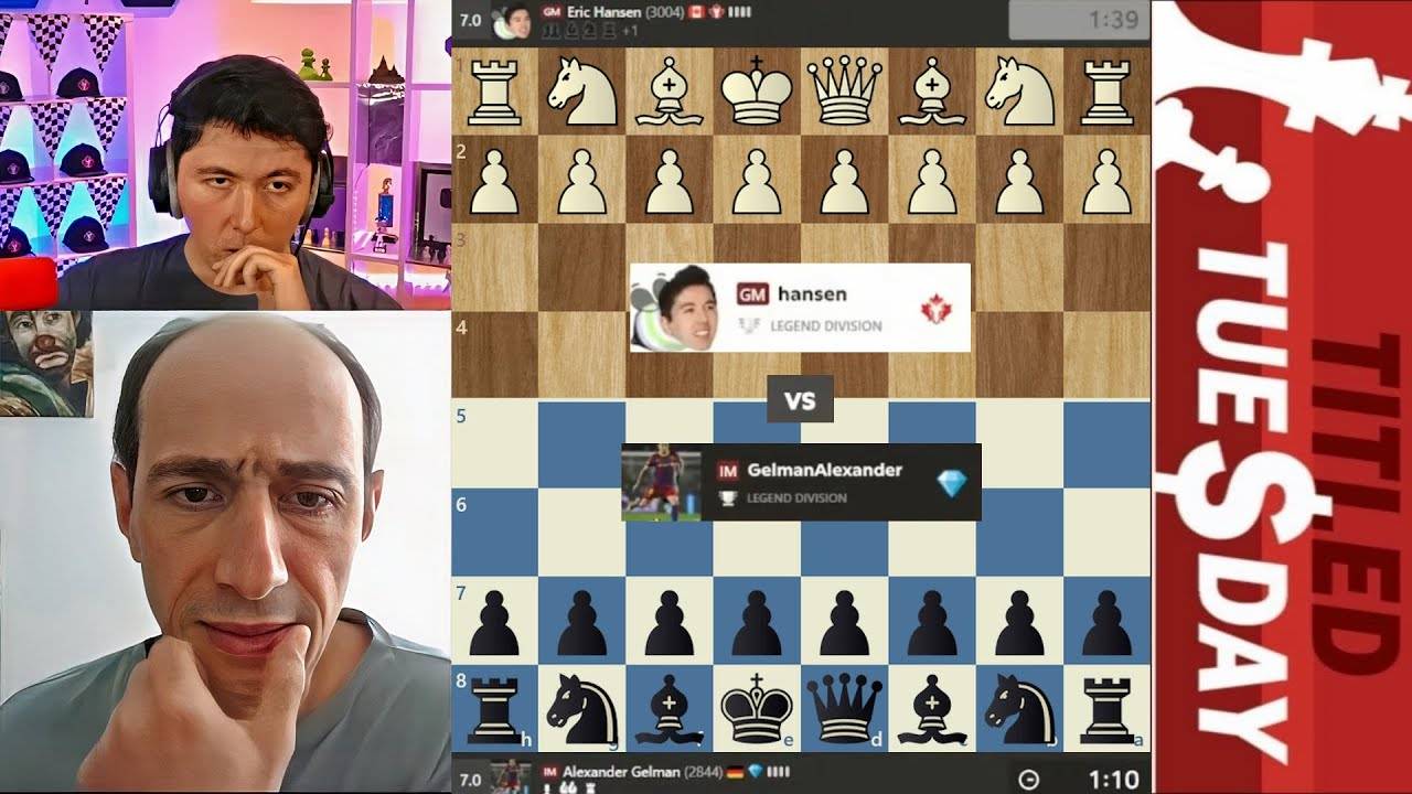 Канадский ГРОССМЕЙСТЕР! Эрик Хансен - Александр Гельман 05.08.2025 смотреть онлайн