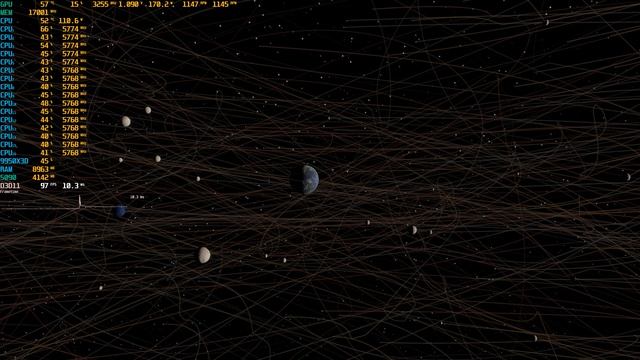 Universe Sandbox 2 - RTX 5090 - 9950X3D @ 5.8 - DDR5-8400 + 2100 FCLK смотреть онлайн