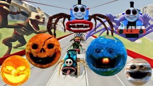 ВСЕ МОНСТРЫ ПРОТИВ ОГРОМНОЙ МАШИНЫ В БИМКЕ