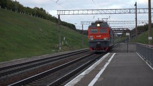 Электровоз ЭП1-282. Резервом.