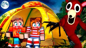 МЫ СПРЯТАЛИСЬ ОТ СЕМЬИ ОЛЕНЯ ИЗ 99 НОЧЕЙ В ЛЕСУ В СЕКРЕТНОМ МЕСТЕ В МАЙНКРАФТ!