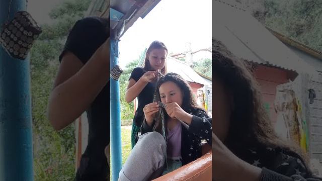 Расплетаем афра косы🦴