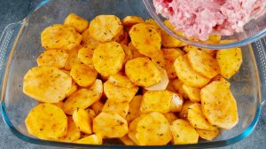 Картофель с фаршем в духовке. Очень вкусный рецепт