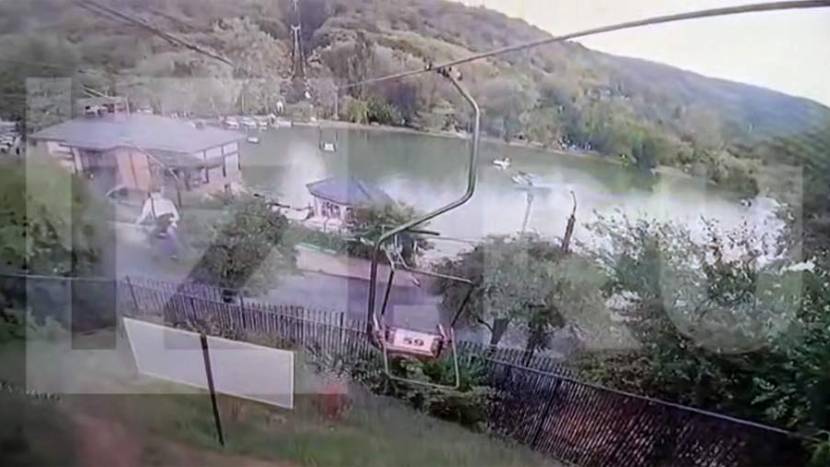 Появились видеокадры с моментом обрыва канатной дороги в Нальчике смотреть онлайн