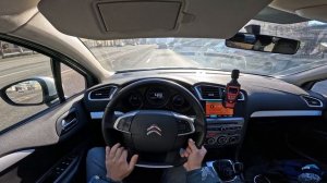 2021 CITROEN C4 II / СИТРОЕН С4 II 1.6 автомат 116 л.с. | Тест драйв от первого лица | Шумомер