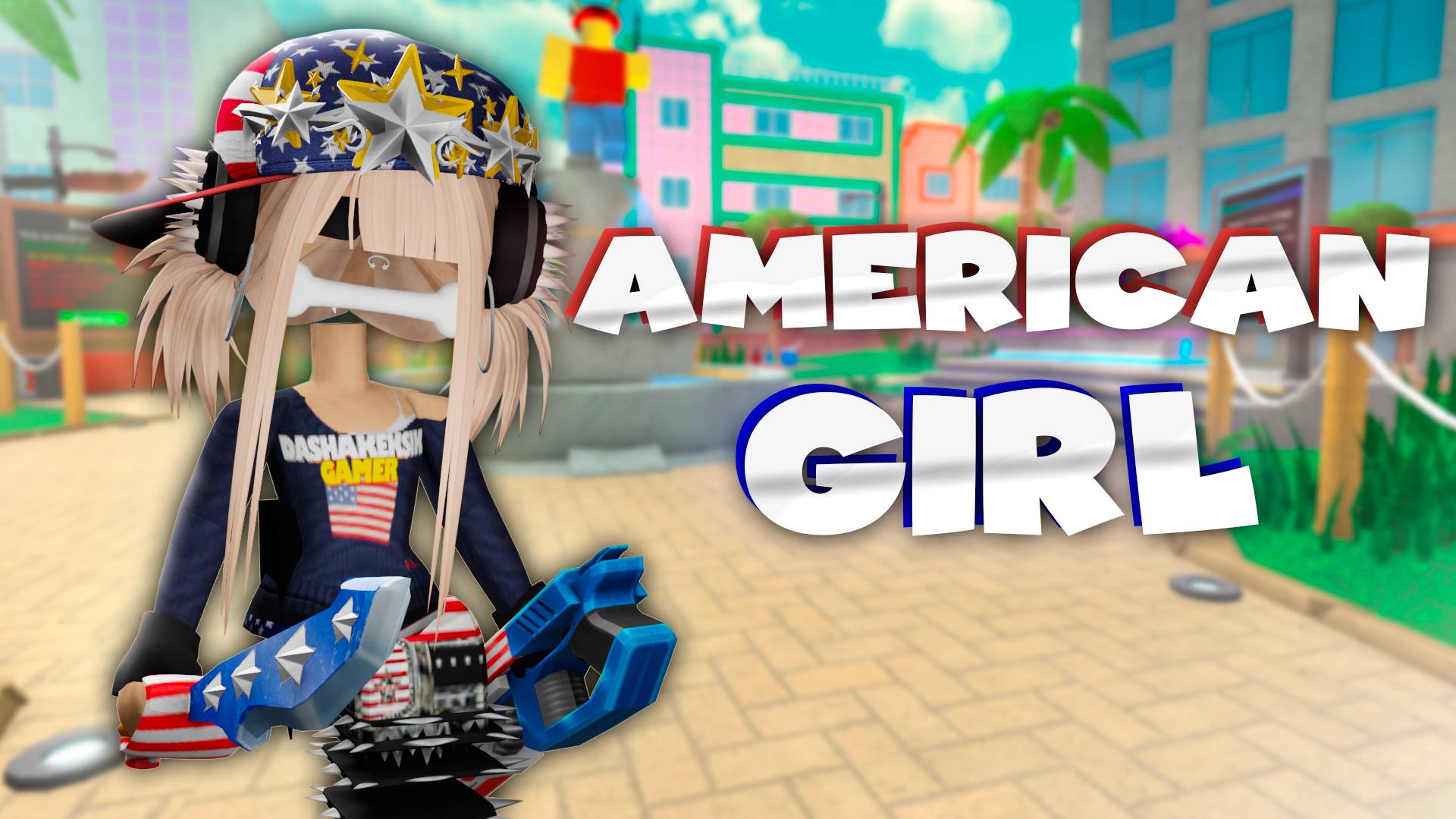 MM2 играю за AMERICAN GIRL в Roblox смотреть онлайн