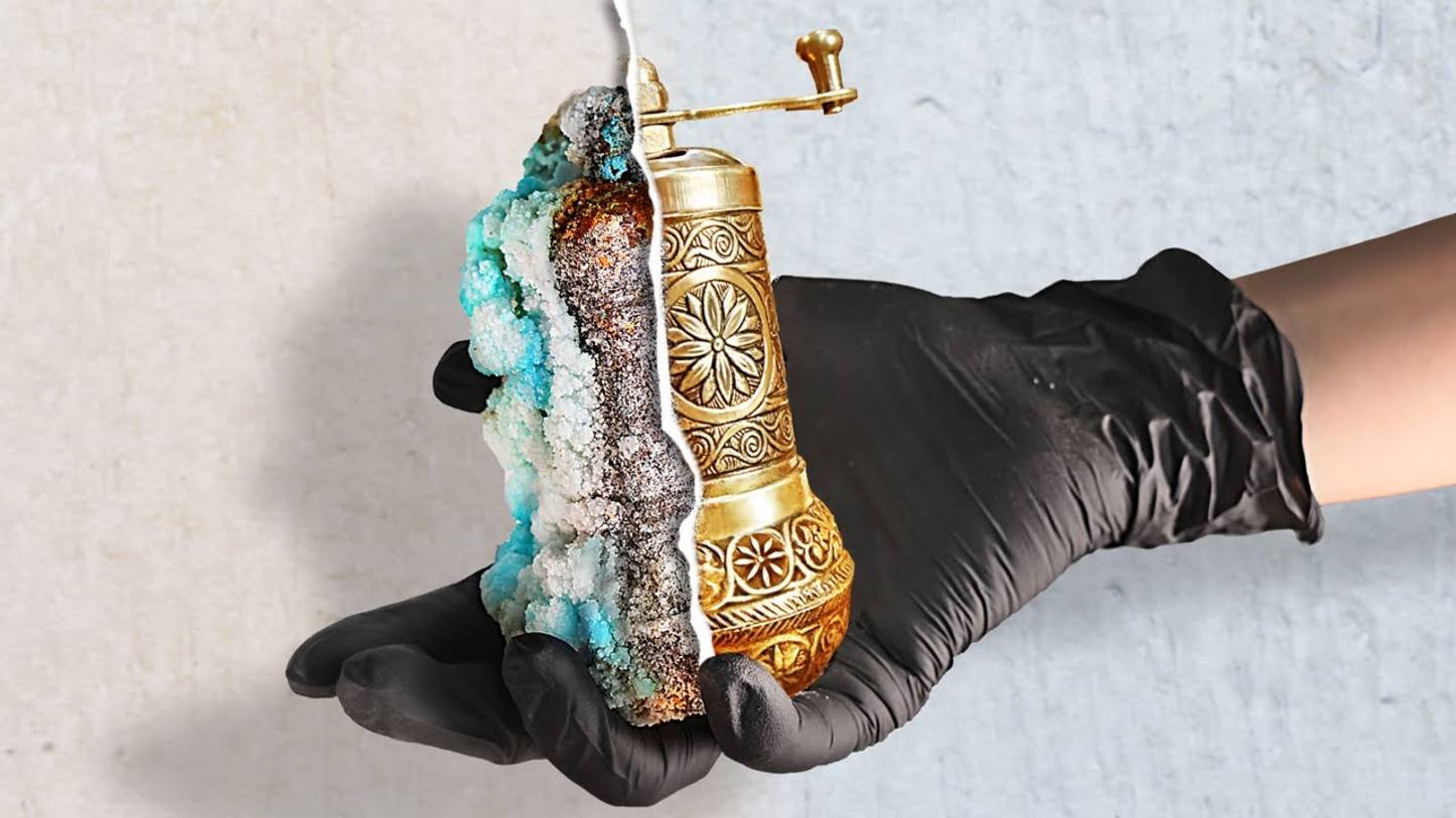 РЖАВАЯ СТАРИННАЯ ПЕРЕЧНИЦА ПРЕВРАТИЛАСЬ В СЕМЕЙНУЮ РЕЛИКВИЮ! — НЕВЕРОЯТНАЯ РЕСТАВРАЦИЯ смотреть онлайн