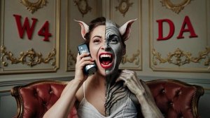 Двуликий телефонный мошенник-чудовище...