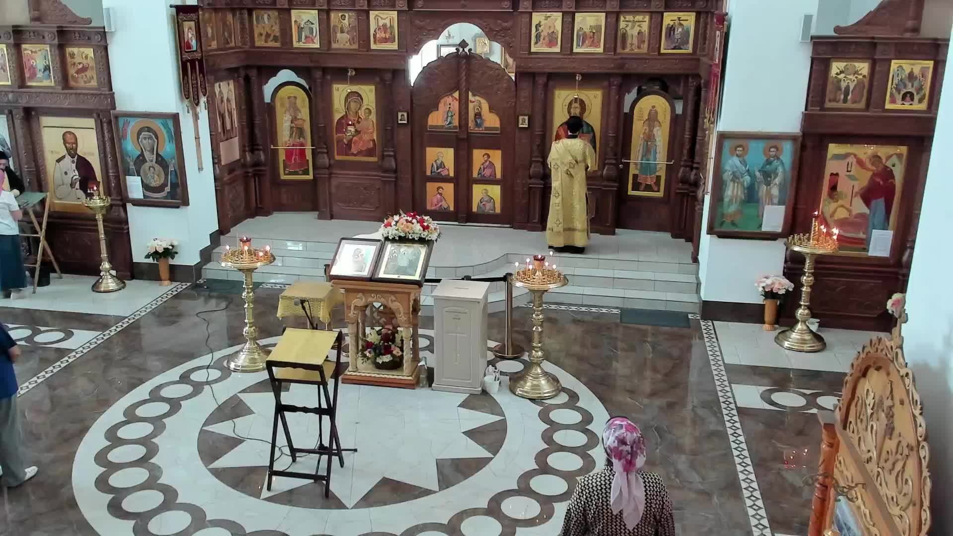 Богослужение в храме Космы и Дамиана 09.08.2025г. смотреть онлайн