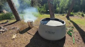 Мобильный банный чан в КЕМПИНГЕ | МобиЧан | Паримся на природе