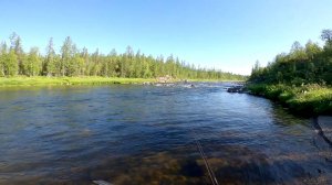 Мы опять на реке. Рыбалка на хариуса. Часть первая.