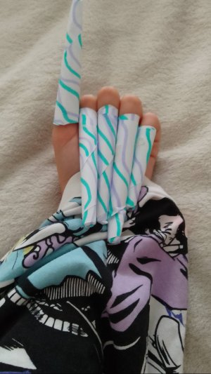 Красивые бумажные ногти рассказываю о своих бумажных ногтях (короткий туториал)