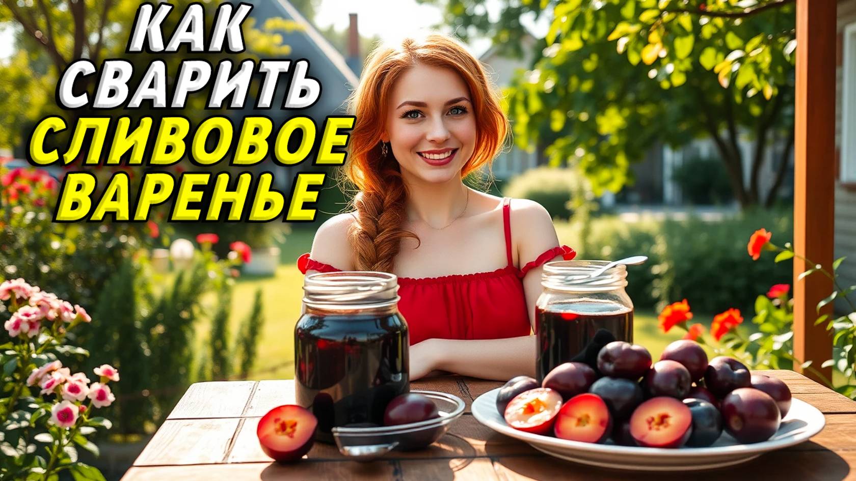 Как сварить сливовое варенье смотреть онлайн