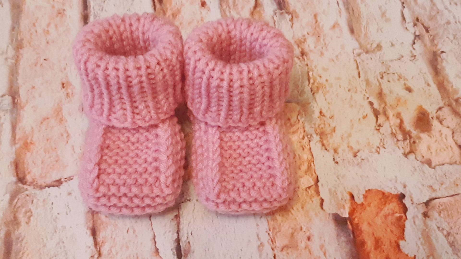 Бесшовные пинетки. Мастер класс