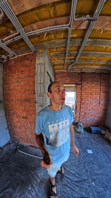 Электрика в бане из газоблока