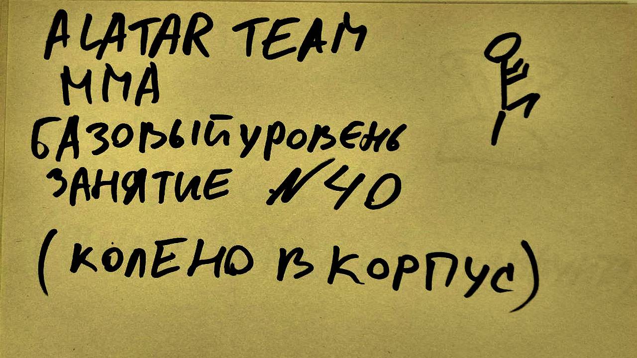 40 занятие по ММА взрослые (смешанные единоборства) Alatar team ᴸⁱᴹᵉ Денис Алаторцев смотреть онлайн