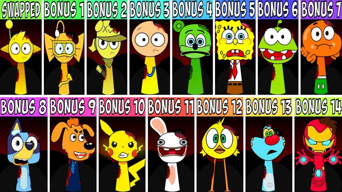 🎭 INCREDIBOX SPRUNKI | SWAPPED: ВСЕ ПЕРСОНАЖИ & БОНУСЫ! 💯 смотреть онлайн