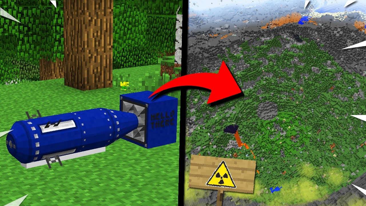 Майнкрафт, но у меня АТОМНАЯ БОМБА! смотреть онлайн