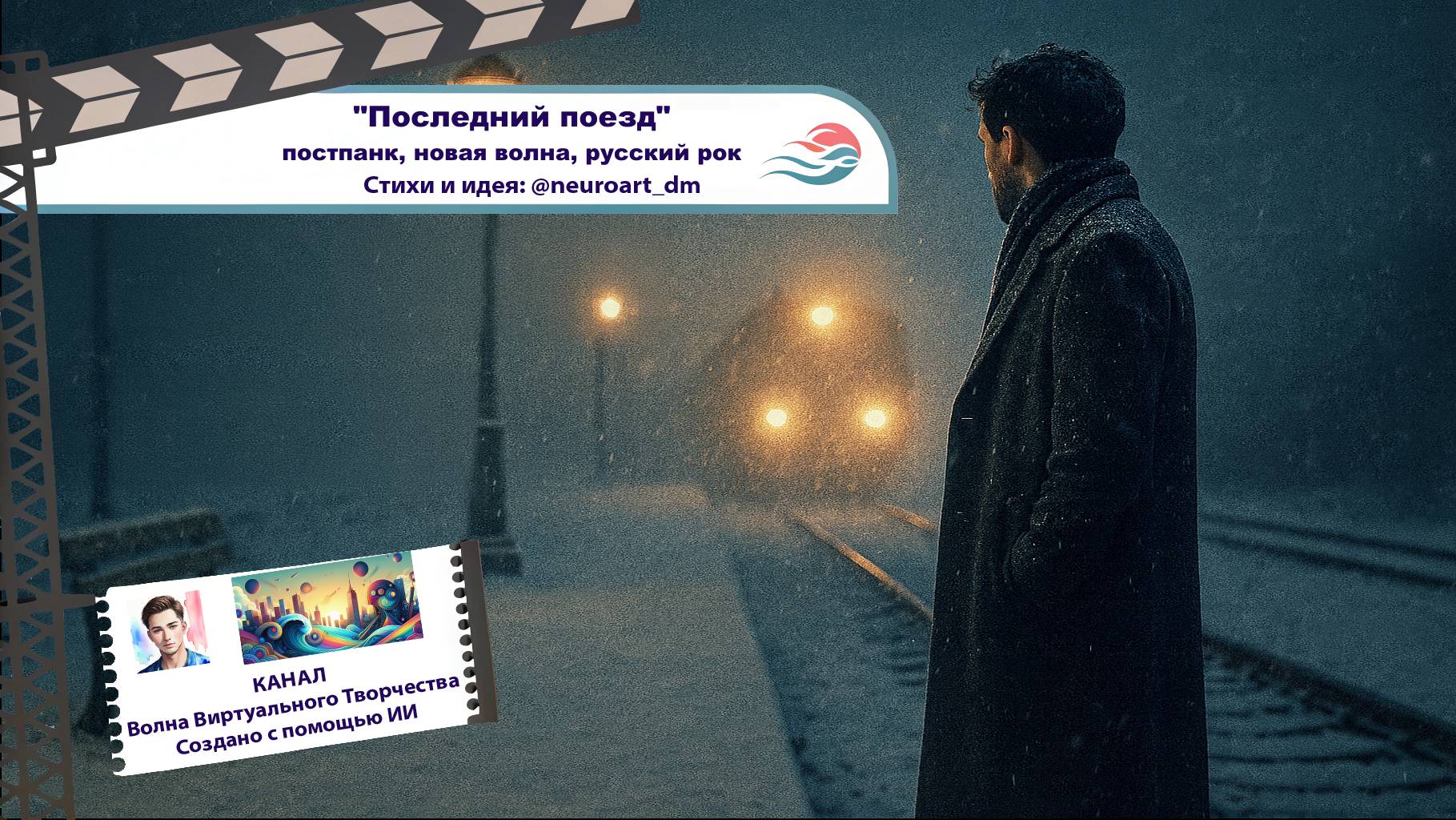 Последний поезд – постпанк,новая волна, русский рок, 80-е вайб (80s Vibe)|Riffusion AI @neuroart_dm